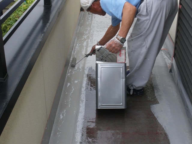 下地生成の様子